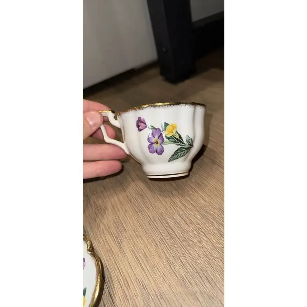 Vintage 1930’s Tea Cup, SALISBURY PRIMULA, Teacup And Saucer, Mother's Day